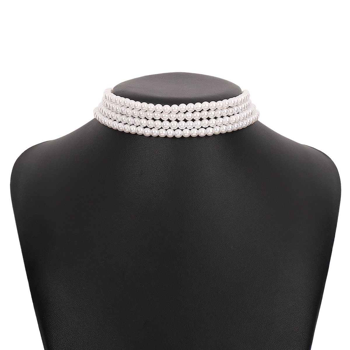 N10536 French Elegant Neckchain Pearl Temperament Light Luxury Fashion Evening Party Necklace Accessories_ipsvogv.com