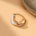 New Diamond Painted Oil Shell Opening Adjustable Peach Heart Simple And Cold Wind Tail Ring For Women_ipsvogv.com