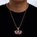 Halloween Bat Skull Drip Oil Alloy Pendant With Exaggerated Personality, Men's Necklace Jewelry_ipsvogv.com