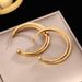 Fashionable Three-layer C-ring Titanium Free Steel Trendy And Creative C-shaped High-end Earrings, Accessories That Do_ipsvogv.com