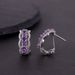 Elegant Natural Topaz Earrings New Style Group Inlaid Opal Opal Colored Gemstone Earrings S925 Sterling Silver High End_ipsvogv.com