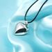 New Creative Adjustable Necklace Fashion Bowknot Crystal Heart Simple Women's Pendant_ipsvogv.com