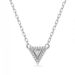 Pair Ortyx Triangle Diamond Necklace Female Element Crystal Clavicle Chain Hanging_ipsvogv.com