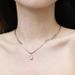 Women's Jewelry Water Drop Mirror Necklace Light Luxury Niche Design High End Sense Versatile Fashion Clavicle Necklace For Girlfriend_ipsvogv.com