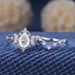 Sanjie Inlaid Moonstone Colorful Treasure For Women, Fashionable And Versatile, Waterdrop Zircon Star Moon Pair Ring_ipsvogv.com
