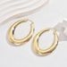 Ins Xiaoqing New Japanese Korean Style Women's Simple U-shaped Niche Design Versatile and Stylish Earrings_ipsvogv.com