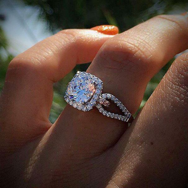Zircon Jewelry Platinum Plated Handmade Fashion Ring_ipsvogv.com
