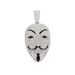 Unisex Full Diamond Three Dimensional Portrait Face Pendant Necklace Men's Personality Exaggerated Cool Trendy Cuban Chain_ipsvogv.com