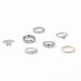 New Combination Fashionable And Personalized Butterfly Chain Dot Diamond 7-piece Set Ring_ipsvogv.com