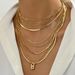 Personality Simple Style Multi Layer Necklace Female Fashion Niche Lock Design Long Chain Hip Hop Clavicle Chain_ipsvogv.com