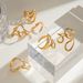 Women's Jewelry Stainless Steel Liquid Irregular Adjustable Opening Ring Niche Design Titanium Steel Ring_ipsvogv.com