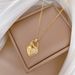 】 Flower 【 Love Light Luxury Charm Gorgeous Full Diamond Necklace Women's Versatile Clavicle Titanium Steel Chain 【 】_ipsvogv.com