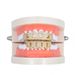 Hip Hop HIPHOP Hollow Micro Inlaid Gold Teeth Set Holiday Gift Funny Hip Hop Gold Braces Halloween Teeth_ipsvogv.com