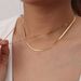 【 1 】 Ins Fashionable Simple Light Luxury Niche Multi Layer Versatile Stacked Titanium Steel Necklace_ipsvogv.com