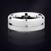 Accessories: Stainless Single Line Frosted Couple Titanium Steel Ring, Korean Version Handmade Jewelry_ipsvogv.com