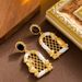 French Light Luxury Exquisite Antique Style Drip Oil Inlaid Arch Birdcage For Women's Fashion Temperament Exaggerated_ipsvogv.com