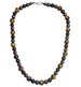 Hot Selling Tiger Eye Stone Hematite Obsidian Triple Protection Necklace For Men_ipsvogv.com