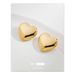 Gold Earrings for Women Heart Shaped Rose Gold Earrings K Love Simple Fashion Earrings_ipsvogv.com