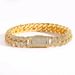 Men's Jewelry Hip Hop 10mm Double Row Zircon Bracelet Trendy Personality Bubble Cuban Chain Men's Bracelet_ipsvogv.com