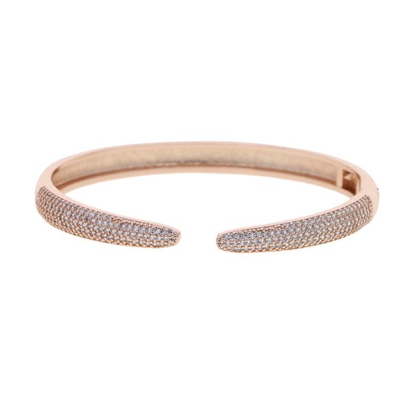 Women's Jewelry Open Bracelet Inlaid With Zircon Hip Hop Style New Bracelet Jewelry_ipsvogv.com