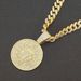 Hip hop three-dimensional diamond inlaid number 7 round pendant necklace for men's domineering trendy street dance Cuban_ipsvogv.com
