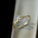S Silver Six Claw Hollow Set Zirconia Diamond Pure Beauty Snowflake Female Open Gift Tail Ring_ipsvogv.com