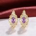 Cao Shi's Russian 2024 New Trendy Advanced Earrings with Hollow Design and Elegant Ear Buckles_ipsvogv.com