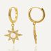 Bohemian Epoxy Elegant Fashion Earrings For Women Retro All Match Sun Shaped Zircon Earrings_ipsvogv.com