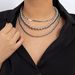 Women's Jewelry Temperament Flat Snake Clavicle Necklace Retro Punk Style Handmade Beaded Necklace_ipsvogv.com