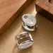 Fashionable Full Diamond Zircon Pig Nose Earrings, Ear Buckles, Female Niche Personality, Simple Temperament Earrings_ipsvogv.com