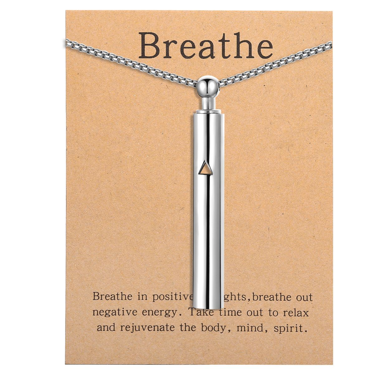 Meditation Whistle Mindfulness Pendant Titanium Steel Vacuum Necklace Regulates Breathing And Relieves Anxiety Yoga_ipsvogv.com