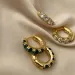 Earring S Sterling Sier French Emerald Crystal Women Fashion Court Earrings High Sense_ipsvogv.com