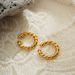 Women’s Jewelry Set Fashion Real Gold Simple Temperament Fashion All Match Ear Clip Copper Earrings Round Ins Temperament Ear Clip_ipsvogv.com