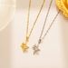Four Stars Fashion Men's INS Cool Style Hip Hop Pendant Fashion Personality Cross Star Necklace Pendant Minimalist Style_ipsvogv.com