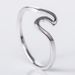 Hot Selling Wave Ring, Simple Alloy Silver Plated Headpiece_ipsvogv.com