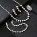 Trendy Jewelry Tianzi Necklace Earrings Bracelet Ring For Women Versatile Dress Accessories_ipsvogv.com