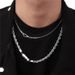 Diamond Buckle 6Mm Stainless Steel Chain Twist Chain Men And Women Necklace Hip Hop Jewelry Titanium Steel Necklace_ipsvogv.com