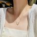 Love Network Red Necklace 2023 New Women's Summer Light Luxury Advanced Design Sense Small Crowd Collar Chain Pendant_ipsvogv.com