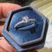 Cao Shi simple zircon Engagement Wedding Ring Copper Plated Platinum diamond ring_ipsvogv.com