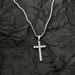 Hiphop Street Diamond Cross Necklace Men Trendy Instagram Personalized Hip Hop Versatile Sweater Chain Accessories For_ipsvogv.com