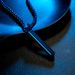 Simple trendy brand men's temperament literary style tungsten steel pendant hip hop light luxury tungsten gold necklace_ipsvogv.com