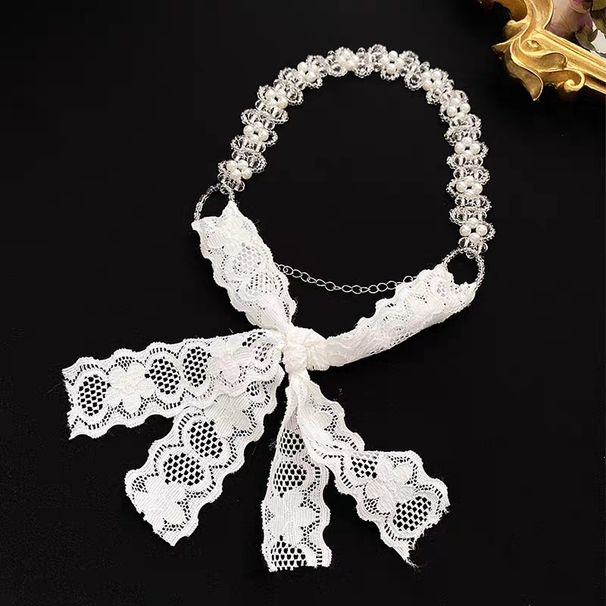 Lace Necklace For Women, Clavicle Chain, Unique Design, Internet Celebrity Necklace, Short Purple Crystal Choker,_ipsvogv.com
