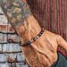 Hot Selling Handmade Beaded Skull Bracelet Men's Retro Style Turquoise Wood Beads Coconut Shell Bracelet Women_ipsvogv.com