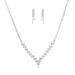 Women’s Jewelry Set Fashion Wedding Dress Accessories Evening Jewelry Exquisite Bridal Diamond Jewelry Necklace Earrings Set Fashionable And Versatile_ipsvogv.com