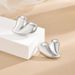 Smooth Simple Heart-shaped For Women, Fashionable Elegant, Cool Romantic Style, With High-end Versatile And Earrings_ipsvogv.com