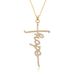 Niche Design Necklace Fashionable And Simple Cactus Love Flower Pendant Clavicle Necklace For Women_ipsvogv.com