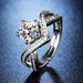 Kwai broadcast of Mo Sang stone for female Korean fashion classic crown ring_ipsvogv.com