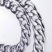 Mens Cuban Heavy Jewely Necklace Stainless Steel Silver Tone_ipsvogv.com