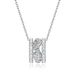 Snake personality necklace S925 sterling silver full inlaid with colorful zirconium clavicle chain light luxury fashion all match_ipsvogv.com
