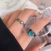 Japanese And Korean Irregular Heavy Industry Female Fashion Personality, Open Mouth Geometric Hip-hop, Ins Index Finger_ipsvogv.com